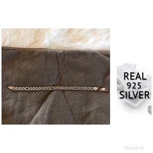 Vintage 925 sterling silver bracelet Italy